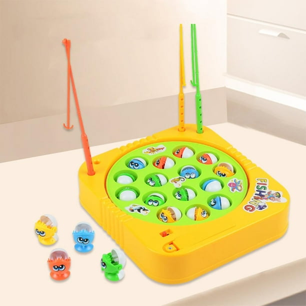 Educativos, juguetes giratorios, rico y electrónicos, licencia do, de  de juguetes de desarrollo para 15 piezas Hugo Juego de pesca