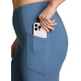 thumbnail image 2 of RBX Active Women's Plus Size Squat Proof Capri Legging With Pockets, 2 of 6