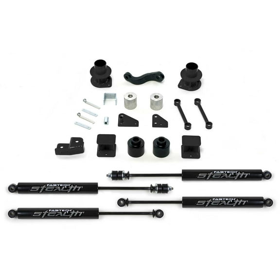 Fabtech 3" BASIC SYS W/STEALTH 2007-18 JEEP JK 4WD