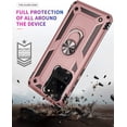 thumbnail image 6 of Case for Samsung Galaxy S20 Ultra Phone Case Samsung S20 Ultra Case, Military Grade, Heavy Duty, with Kickstand Ring, Support Magnet Car Mount for Samsung Galaxy S20 Ultra Case Rose Gold, 6 of 12