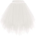 thumbnail image 2 of Toddler Tutus for Girls Baby Tutu 3 Layers Girls Tutu Skirt Kids Infant Tutu Girls Tulle Ballet Dance Tutu Skirt White, 2 of 3