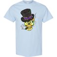 thumbnail image 3 of Inktastic Mardi Gras Skull with Cigar T-Shirt, 3 of 5