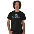 thumbnail image 4 of Smurfs 80s Retro Cartoon Characters Men's Graphic T Shirt Tees Brisco Brands M, 4 of 4