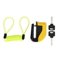 thumbnail image 1 of MasteelfCA 1 Set of Durable Bicycles Lock Bike Alarm Lock Bike Alarm Lock Security Alarm Lock (Yellow), 1 of 8