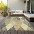 thumbnail image 6 of Addison Rugs Chantille Indoor/Outdoor Transitional Geometric Mocha Washable Rectangle Rug, 5' x 7'6", 6 of 6