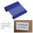 thumbnail image 3 of Unique Bargains 4.33'x295' (110mmx90m) Wax Thermal Transfer Ribbon, 1 Roll 1/2' Core Ink Out Barcode Ribbon with Core, Blue, 3 of 6