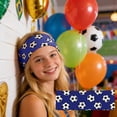 thumbnail image 6 of Soccer Headbands for Girls Boys Elastic Headbands Hair Accessories Soccer Team Gifts for Girls Teens Women Adults, 6 of 6