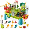 JoyStone 4-in-1 Dinosaur Water Table Toy with Electric Water Pump, Mist Spray & Wave Maker, 45PCS… — $38.98 (44% off)