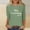 Green, variant on Vetsdori Womens Tops Plus Size Dressy Pullover 3/4 Sleeve Trendy,Crewneck Graphic Tunic T-Shirts for Woman Lightweight