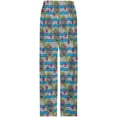 thumbnail image 4 of PRIYAL Mens PJ Pajama Pants Tennis Racket Bow Tie Bottoms Lounge Pants Sleepwear, 4 of 5