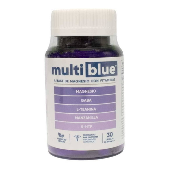 Suplemento alimenticio Multiblue con Magnesio con Manzanilla 30 Cápsulas
