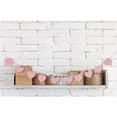 thumbnail image 5 of OUNONA Felt Heart Bunting Banner Wedding Party Home Decoration 110 inch (Pink), 5 of 8