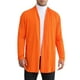 thumbnail image 1 of CHAQUETA CHIC para Hombres Cardigan con Solapa Larga de Manga Regular Ajuste Abierto Frontal Naranja, 1 of 5