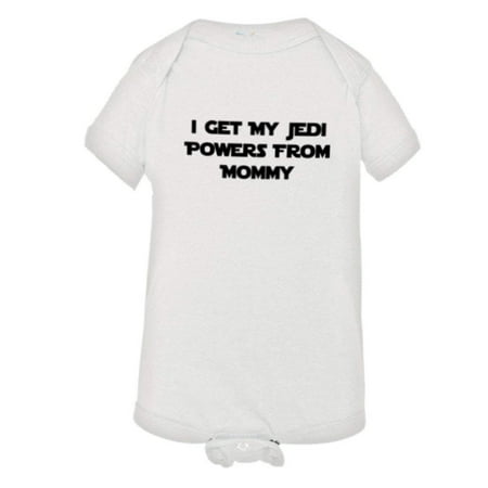 

PleaseMeTees™ Baby I Get My Jedi Powers From Mommy HQ Jumpsuit