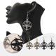 thumbnail image 2 of Pendientes Yuxing con Forma de Cabeza de Oveja y Calavera Color Negro, 2 of 5