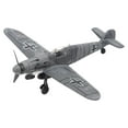 thumbnail image 1 of Airplane Model Assemble Aircraft Early Educational Toy Building Model DIY Toy Fighter Model for Home Room Shelf , Dark Gray, 1 of 8