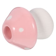 SEWCHICS Ceramic Candles Holders Pink 1Pack Cute Candlestick Holders for Friends and Family