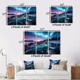 thumbnail image 4 of Designart "Polar Light in Canada I" Landscapes Metal Wall Decor Set, 4 of 5