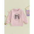thumbnail image 2 of Bagilaanoe Little Girl Boy Casual Sweatshirt Toddler Long Sleeve Letter Print Pullover 3T 4T 5T 6T 7T Kids Fall Loose Tee Tops, 2 of 9