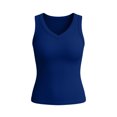 thumbnail image 7 of VBVC Women's Plus Ribbed V Neck Fitted Tank Tops , Ladies' Basic Sleeveless Camisole , Summer Casual Layering Shirts For Women, L-5XL, 7 of 7