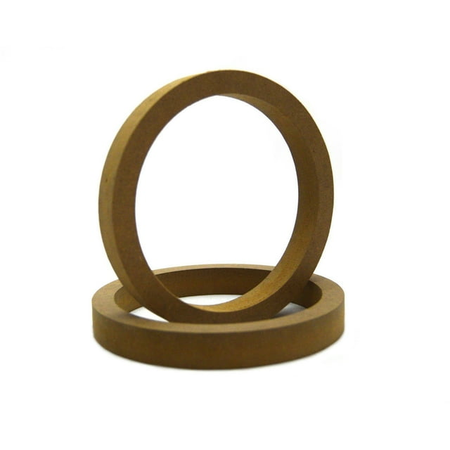 6.5" MDF Speaker Rings 1 Pair = 2 Rings Car Audio Fiberglass Mounting Forms