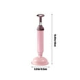 thumbnail image 5 of Toilet Plunger under $5! Xqxayjr Toilet Plunger with Vacuum Seal, High Pressure Drain Clog Remover, Bathroom Toilet Unblocker Tool, Household Pipe Cleaning Tool for Sink Bathtub, 5 of 9