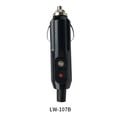 thumbnail image 1 of 15a High Current High Temperature Resistant Bakelite Material Cigarette Lighter Plug Lw-107b, 1 of 2