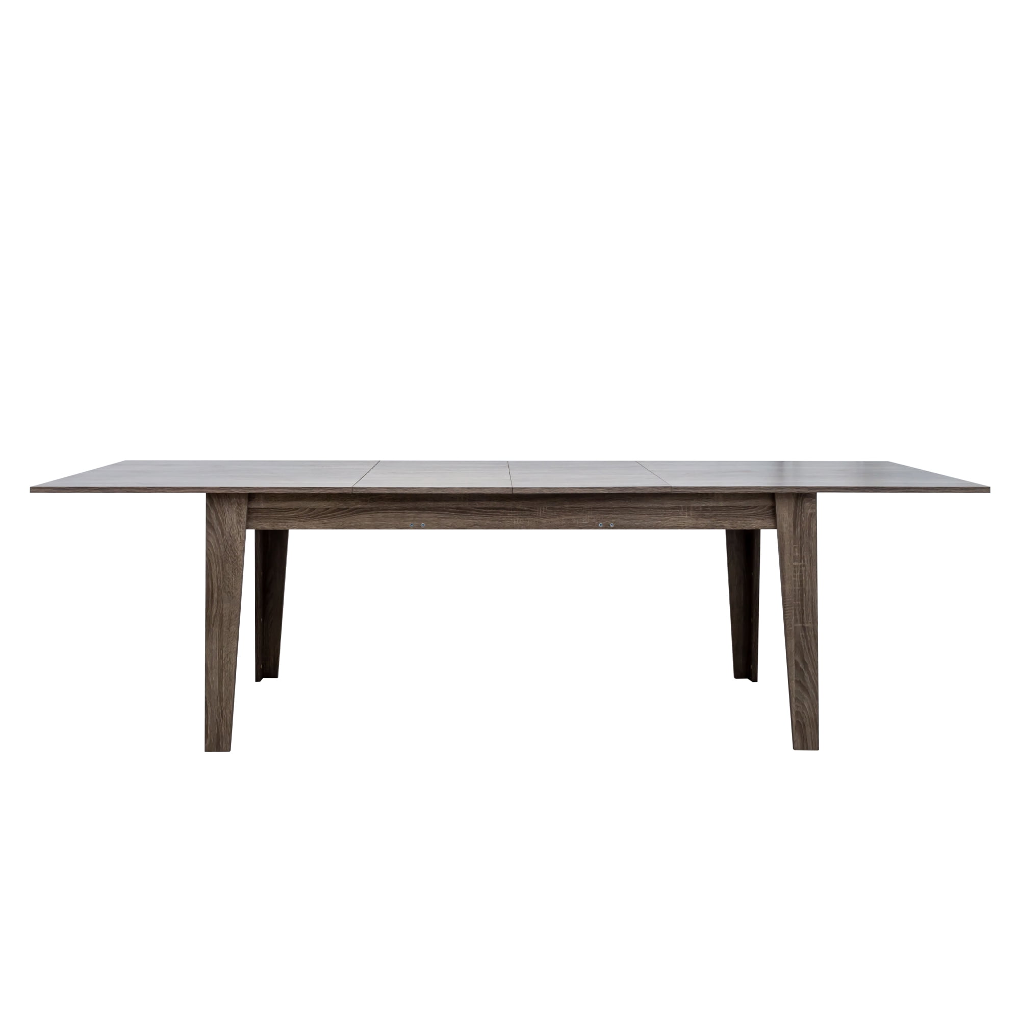 Aukfa Extendable Dining Table for 4-10,Rectangular Kitchen Tables for Living Dining Room, Dark Oak