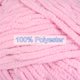 thumbnail image 5 of 2Madejas Chenilla Hilo Terciopelo Manta Hilo 2x100g/7.1oz 6 Súper Voluminoso Poliéster Suave Tejido para Ganchillo Tejedura Bolsos Bufanda Sombrero, Rosa, 5 of 7