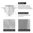 thumbnail image 4 of Portable Foldable Coffee Filter Stainless Steel Easy Clean Reusable Coffee Funnel Paperless Pour Over Holder Coffee Dripper, 4 of 5