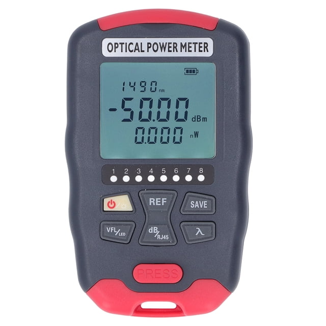 Medidor de potencia de fibra óptica Jadeshay 20 KM LED ABS