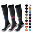 thumbnail image 3 of 3 Pairs Medical Sport Compression Socks - 15-20mmhg Graduated Knee-High Support for Men & Women, Ideal for Soccer, Running, and Nurses, 3 of 7