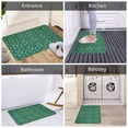 thumbnail image 4 of Cauagu Monstera Leaves Print Front Door Mat for Indoor Entrance 16x24 Inche,Absorbent Doormat Washable Carpet for Bathroom/Garage/Kitchen/Entry/Back, 4 of 7
