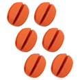 thumbnail image 1 of 6x caña de pescar bola fija de silicona soporte de caña de pescar correas elásticas amarres de línea de pesca Clips para caña de pescar para pesca al Naranja, 1 of 8