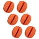 thumbnail image 1 of 6x bola fija de caña de pescar portátil, correa de soporte de caña de pescar de silicona, clip de caña de pescar de goma para hombres pesca al aire li Naranja, 1 of 8