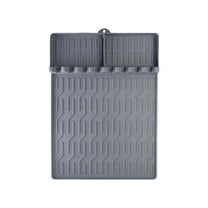 Inerposs BBQ Grill Mat, Outdoor Cooking Mat, Camping Grill Tool Pad, Protective Grill Mat, Easy Clean BBQ Accessory for Grilling Enthusiasts