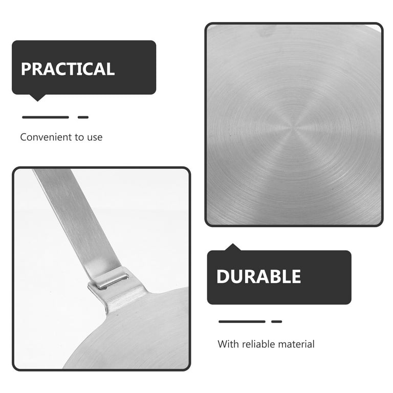 Qenwkxz 11 inch Aluminum Alloy Heat Diffuser Plate for GAS Stove Glass Cooktop - Food Defrosting Tray Kitchen Flame Guard Simmer Plate Double-Sided
