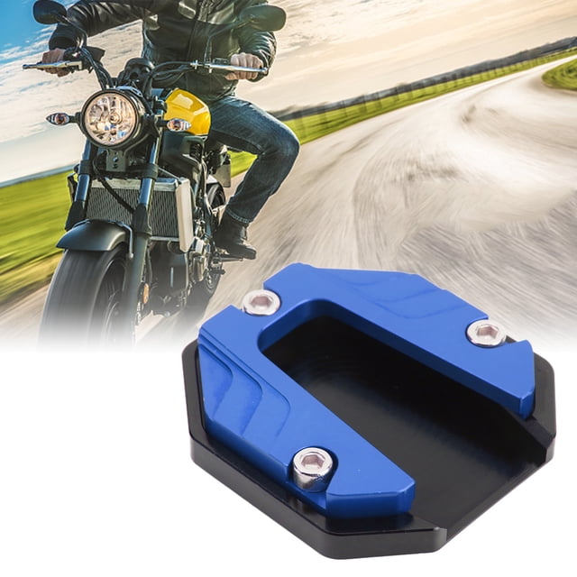 Yctze almohadilla de la placa del soporte lateral de la motocicleta muelles de compresión de patada de alta resistencia placa de soporte del soporte lateral del pastel de la