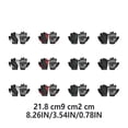 thumbnail image 2 of Eigraketly 2 piezas de guantes de ciclismo resistentes al desgaste para mujer, herramientas antideslizantes para montar, verano, transpirables, a prueba de Ciclismo Rojo METRO Eigraketly OD026171-07, 2 of 6
