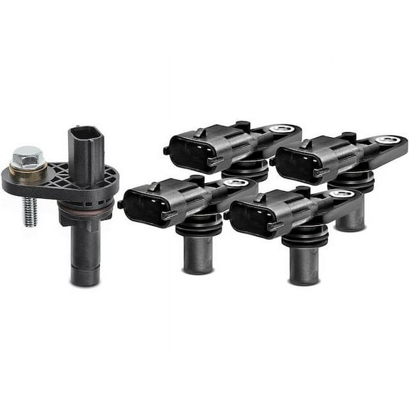 Camshaft and Crankshaft Position Sensor Kit 5 - Compatible with 2007 - 2009 Suzuki XL-7 3.6L V6 2008