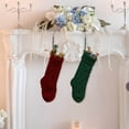 thumbnail image 3 of Dezsed Knitted Wool Home Wall Decoration Candy Bag Sock Sleeve Diamond Gift Bag Sock Hanging Decoration Christmas Sock Sleeve Large 2PC Multicolour, 3 of 3