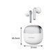 thumbnail image 5 of Auriculares deportivos inalámbricos de baja latencia para entrenar, oficina y negocios. Blanco, 5 of 5