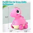 thumbnail image 5 of Baby Toys for 12-18 Months Baby Crawling Toys Touch & Go Musical Light for Baby Girl Toys - Infant Toys Gifts Toys for 1 to 2 3 Year Old Girl, Musical Toy, Pink(5.9"x5.9"x4"), 5 of 7