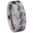 thumbnail image 3 of Palm Tree Tungsten Carbide Ring, 3 of 9