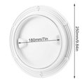 thumbnail image 3 of 9.84in Deck Plate Round White Anti UV Corrosion Resistant Boat Inspection Hatch Cover Replacement, 3 of 4