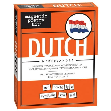 Magnetic Letters For The Fridge - Dutch (Nederlandse) Kit - Words for Refrigerator - Write Poems and Letters on the Fridge - Made in the USA, The Dutch Magnetic Poetry Kit was developed by.., By Magnetic Poetry ()