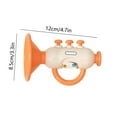 thumbnail image 3 of Kids Toy Trumpet, Baby Musical Instrument, Safe ABS Horn, Early Music Education Toy, Lung Capacity Development, Auditory Training, Sensory Learning Toy, Preschool Fun Gift, Baby Music Toy, 3 of 6