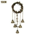 thumbnail image 1 of Witch Bell Hanging Decor, Rustic Decorative Hangings Witchy Home Decors, Halloween Door Bells for Home Protection, 1 of 8