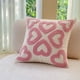 thumbnail image 4 of Funda de cojín decorativa con bordado de corazón | Funda de almohada decorativa para sofá cama | Decoración navideña para sala de estar y dormitorio, 4 of 8