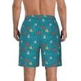 thumbnail image 3 of Naloa Funny Cat Blue Men's Beach Shorts, Surfing shorts, Swim trunks, Quick Dry Swim Trunks for Surfing Beach Fun - 3X-Large, 3 of 9